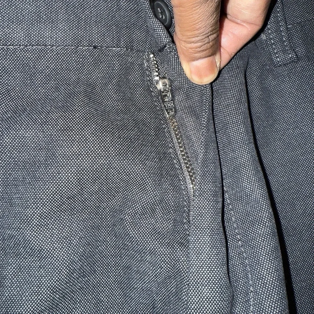 Hugo Boss Crigan1-W Gray Cotton Stretch Chino Straight‎ Pants 36R